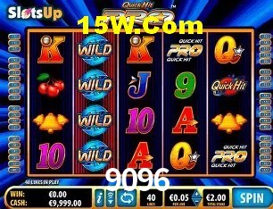 Slots com jackpots e giros grátis na 9096